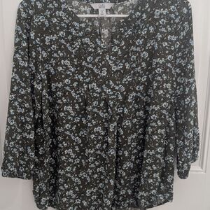 Floral Print Women's Top